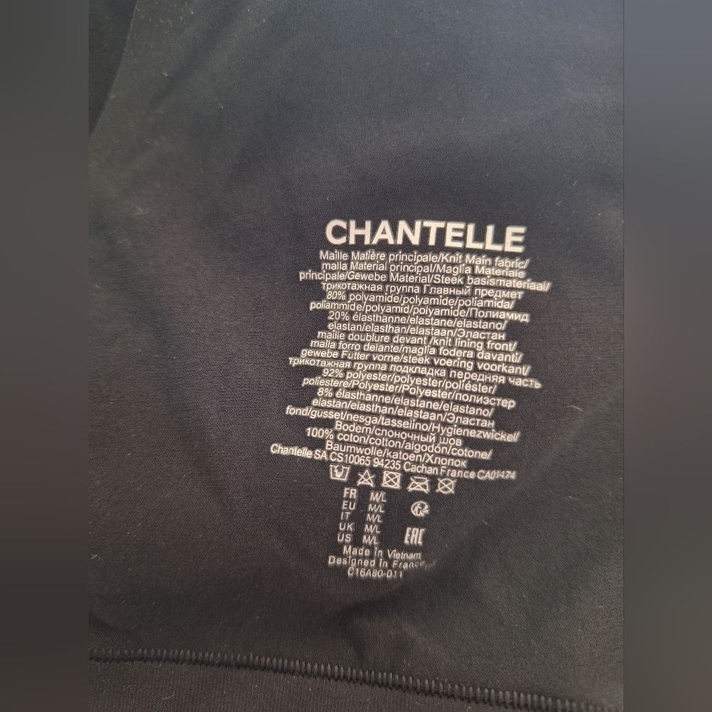 Chantelle BLACK Bodysuit Size M-L - Picture 3 of 7
